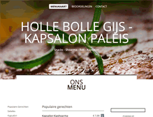 Tablet Screenshot of hollebollegijs-kapsalonpaleis.nl